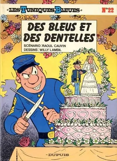 Couverture de l'album Les Tuniques Bleues Tome 22 Des bleus et des dentelles