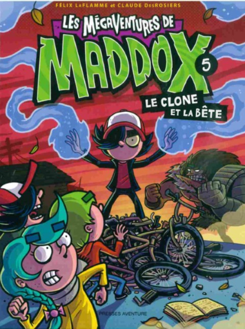 Couverture de l'album Les mégaventures de Maddox Tome 5 Le clone et la bête