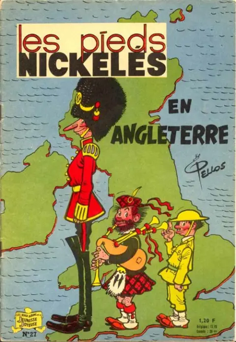 Couverture de l'album Les Pieds Nickelés Tome 27 Les Pieds Nickelés en Angleterre