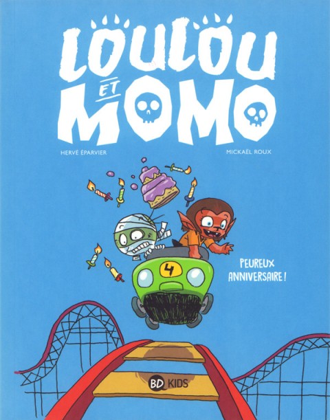 Couverture de l'album Loulou et Momo Tome 4 Peureux anniversaire !