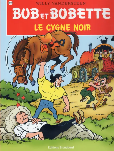 Couverture de l'album Bob et Bobette Tome 123 Le cygne noir