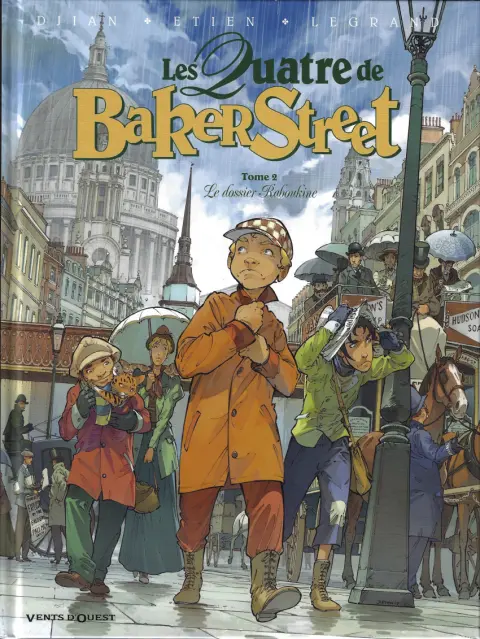 Couverture de l'album Les Quatre de Baker Street Tome 2 Le dossier Raboukine