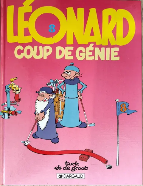 Couverture de l'album Léonard Tome 8 Coup de génie