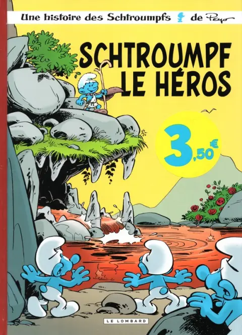 Couverture de l'album Les Schtroumpfs Tome 33 Schtroumpf le héros