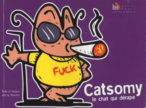 Le Chat rose Catsomy Le chat qui dérape