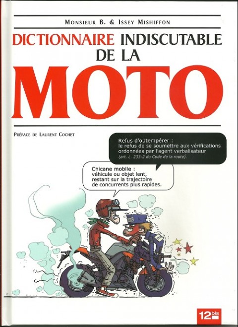 Couverture de l'album Dictionnaire indiscutable de la moto