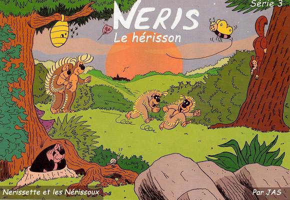 Couverture de l'album Néris le hérisson Tome 3 Nérissette et les Nérissoux