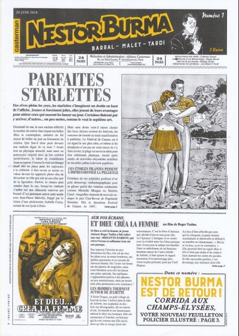 Couverture de l'album Nestor Burma Tome 10 Corrida aux Champs Elysées - Numéro 1