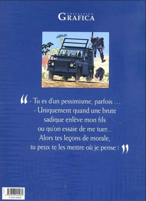 Verso de l'album Sam Bracken Tome 2 Rouge combat