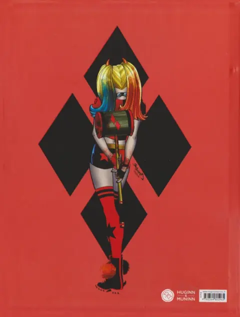 Verso de l'album Harley Quinn : L'histoire démente d'une nouvelle icône