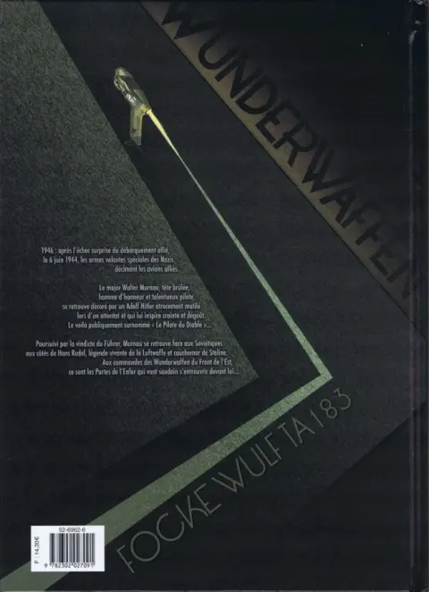 Verso de l'album Wunderwaffen Tome 2 Aux portes de l'Enfer