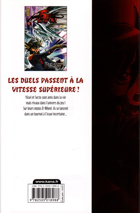 Verso de l'album Yu-Gi-Oh ! 5 D's Tome 5