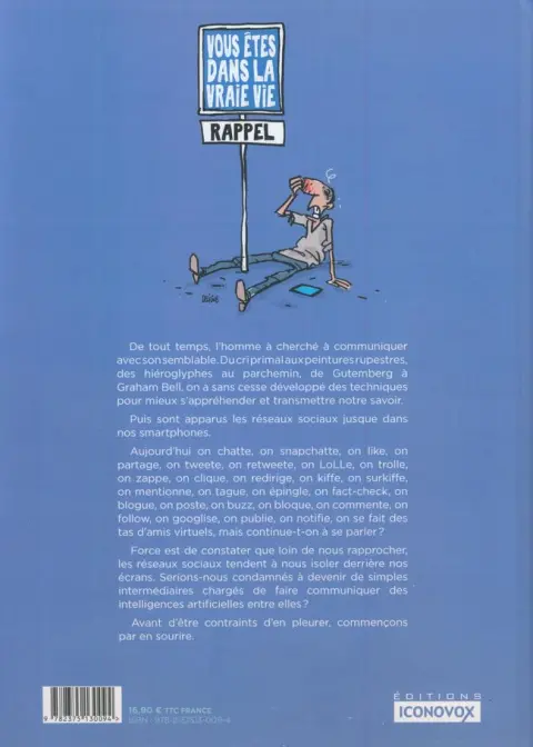 Verso de l'album Les Zéros sociaux