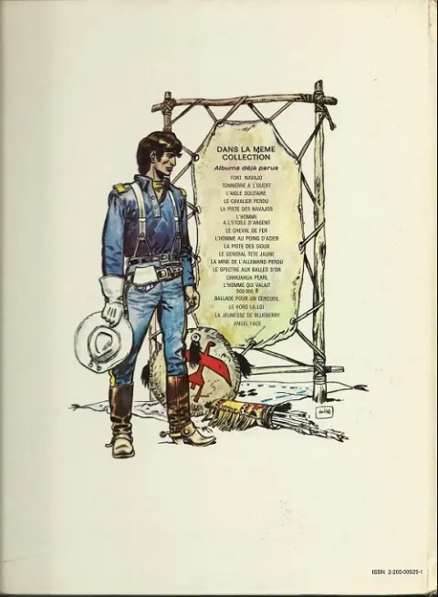 Verso de l'album Blueberry Tome 9 La piste des sioux