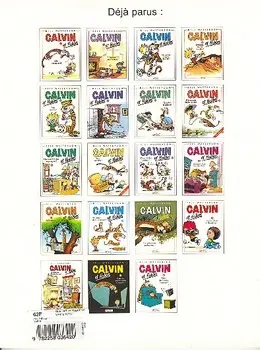 Verso de l'album Calvin et Hobbes Tome 7 Que fait la police ?