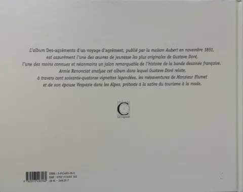 Verso de l'album Des-agréments d'un voyage d'agrément