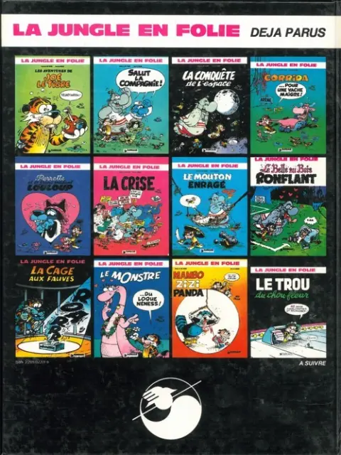 Verso de l'album La Jungle en folie Tome 2 Salut la compagnie !