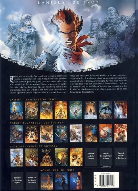 Verso de l'album Lanfeust de Troy Tome 2 Thanos l'incongru
