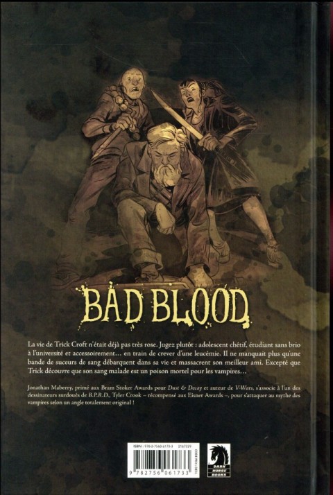 Verso de l'album Bad Blood
