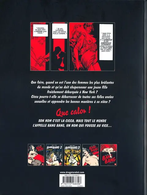 Verso de l'album Bang Bang Tome 5 Une étudiante à New York