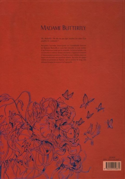 Verso de l'album Madame Butterfly