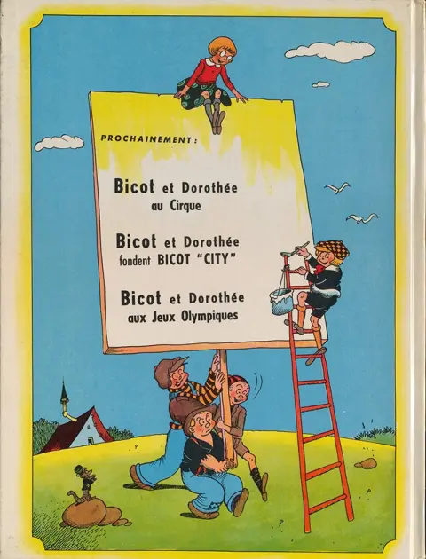 Verso de l'album Les nouvelles histoires de Bicot Tome 1 Club des Rantan plan