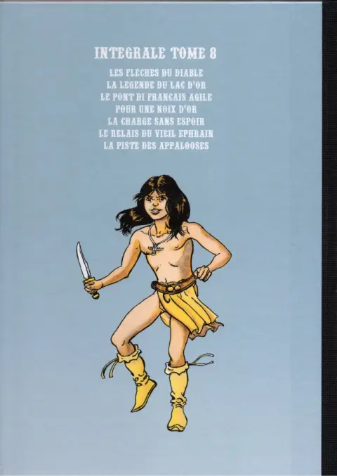 Verso de l'album Capitaine Apache Intégrale Tome 8