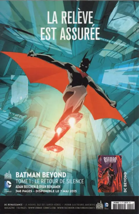 Verso de l'album Justice League Saga #19