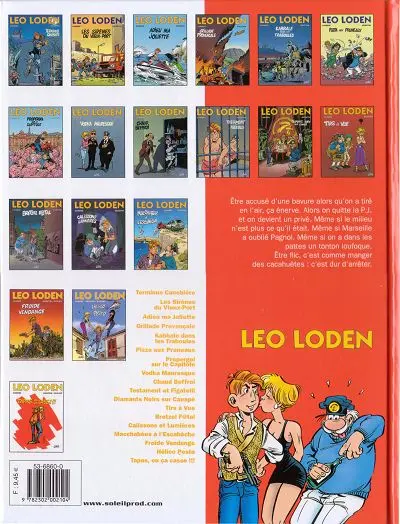Verso de l'album Léo Loden Tome 18 Tapas, ou ça casse !!!
