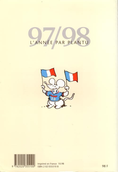 Verso de l'album La France dopée