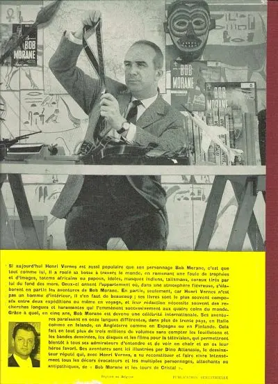 Verso de l'album Bob Morane Tome 3 Les tours de cristal
