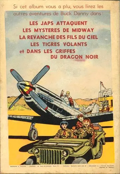 Verso de l'album Buck Danny Tome 6 Attaque en Birmanie