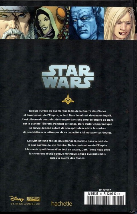 Verso de l'album Star Wars - Légendes - La Collection Tome 57 Dark Times - III. Blue Harvest