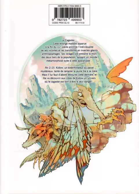 Verso de l'album Cagaster Tome 1