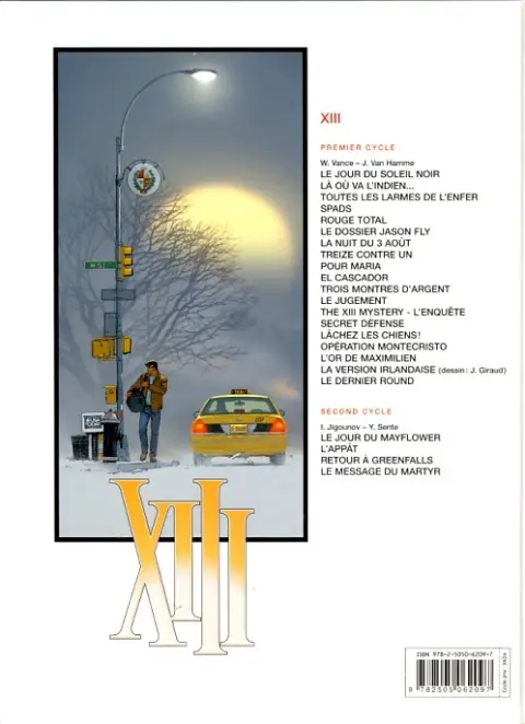 Verso de l'album XIII Tome 23 Le message du martyr