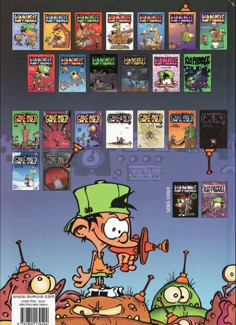 Verso de l'album Kid Paddle Tome 11 Le retour de la momie qui pue qui tue