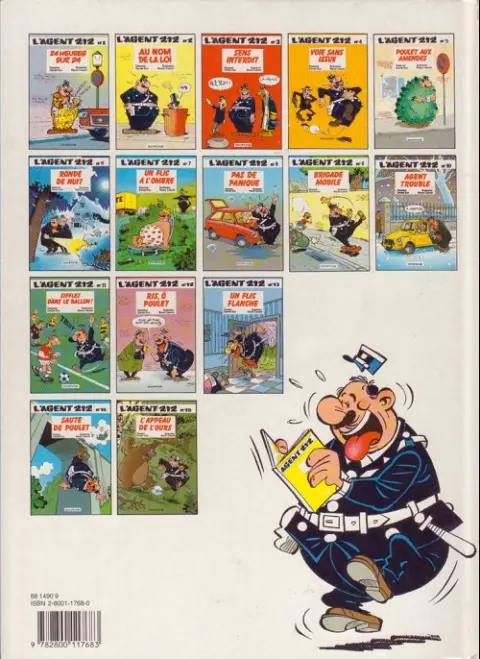 Verso de l'album L'Agent 212 Tome 12 Ris, Ô poulet