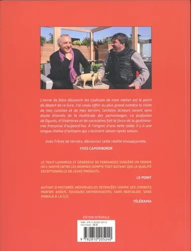 Verso de l'album Frères de terroirs Les quatres saisons