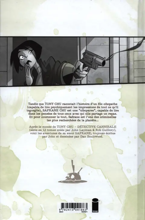 Verso de l'album Safrane Chu Tome 1