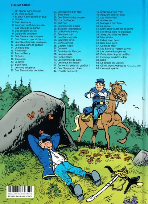 Verso de l'album Les Tuniques Bleues Tome 59 Les quatre évangélistes