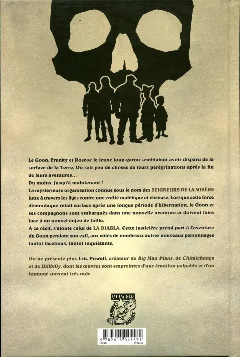 Verso de l'album The Goon Les seigneurs de la misère