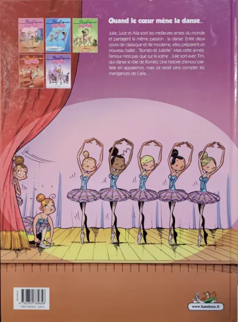 Verso de l'album Studio danse Tome 2