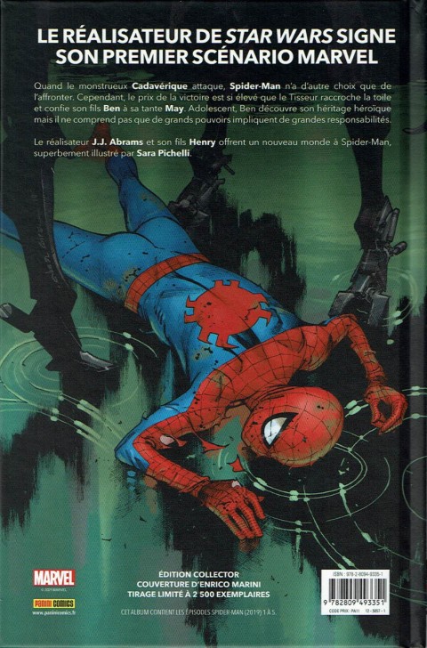 Verso de l'album Spider-Man - De Père en Fils