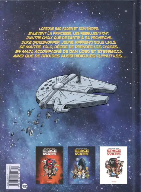 Verso de l'album Space Wars 2