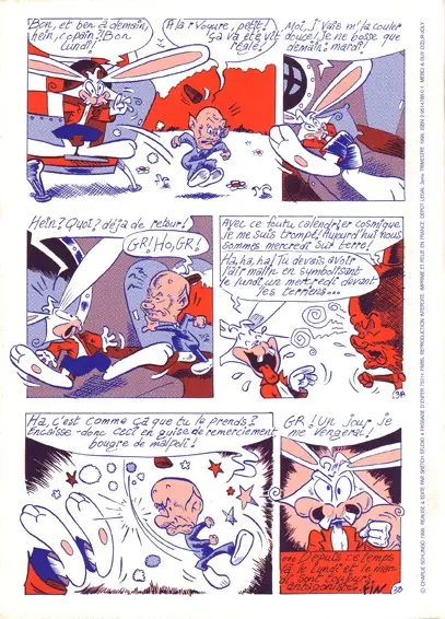 Verso de l'album Charlie Schlingo présente Tome 1 Fromage Color
