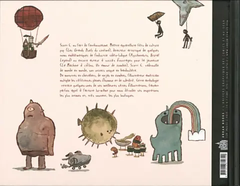 Verso de l'album Amazing Everything Le monde merveilleux de Scott C.