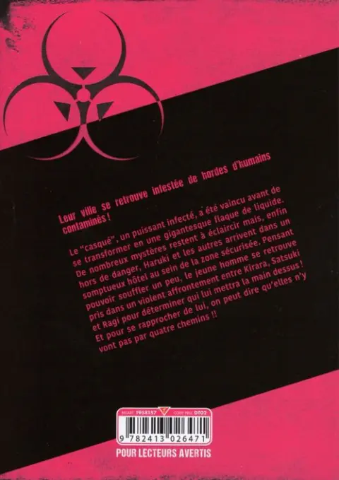 Verso de l'album Infection 9