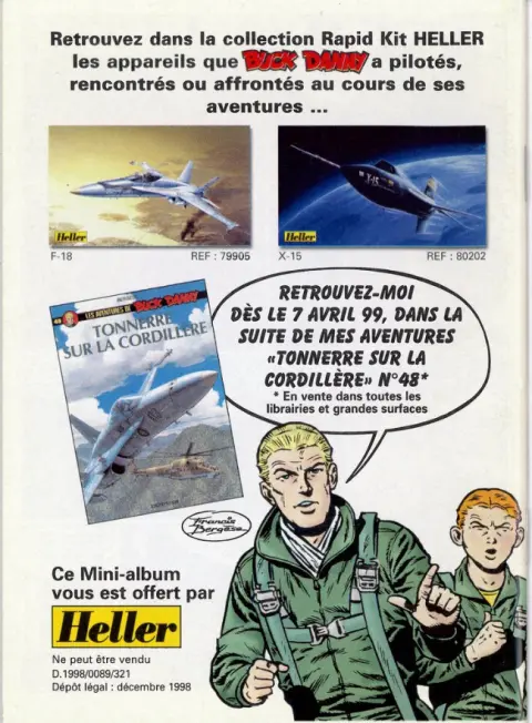 Verso de l'album Buck Danny Tome 47 Zone interdite