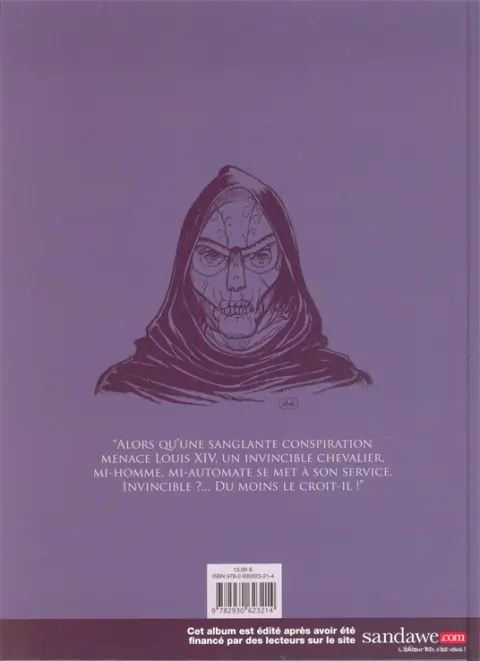 Verso de l'album Le Chevalier mécanique Tome 3 Œil pour œil