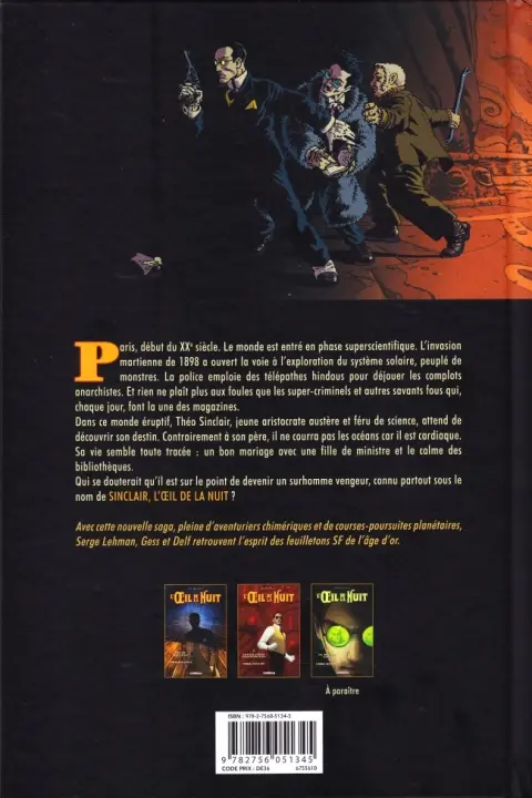 Verso de l'album L'Oeil de la Nuit 2 Les Grandes Profondeurs